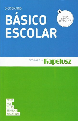 Libro Diccionario Escolar Basico Kapelusz