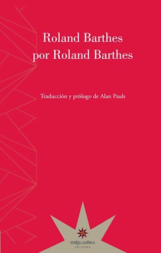 Libro Roland Barthes Por Roland Barthes