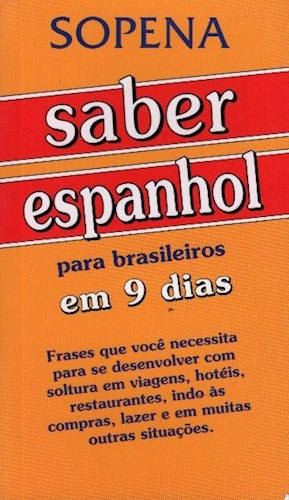 Libro Sopena Saber Espanhol Para Brasileiros Em 9 Dias